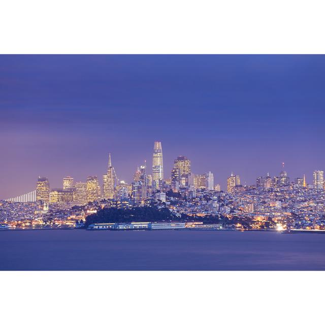 Breindel Night View Of San Francisco by Hstiver - Wrapped Canvas Photograph 17 Stories Size: 61cm H x 91cm W x 3.8cm D on Productcaster.