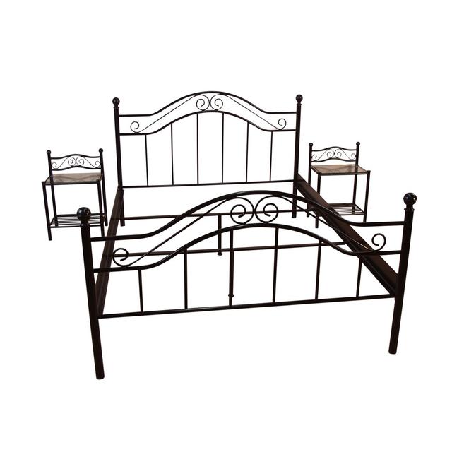 Nachttisch Gwinnett (Set of 2) Astoria Grand Farbe: Schwarz on Productcaster.