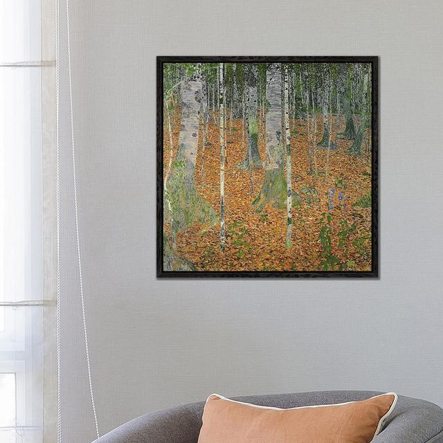 The Birch Wood, 1903 by Gustav Klimt - Wrapped Canvas Painting Alpen Home Size: 66.04cm H x 66.04cm W x 3.8cm D, Format: Black Framed on Productcaster.