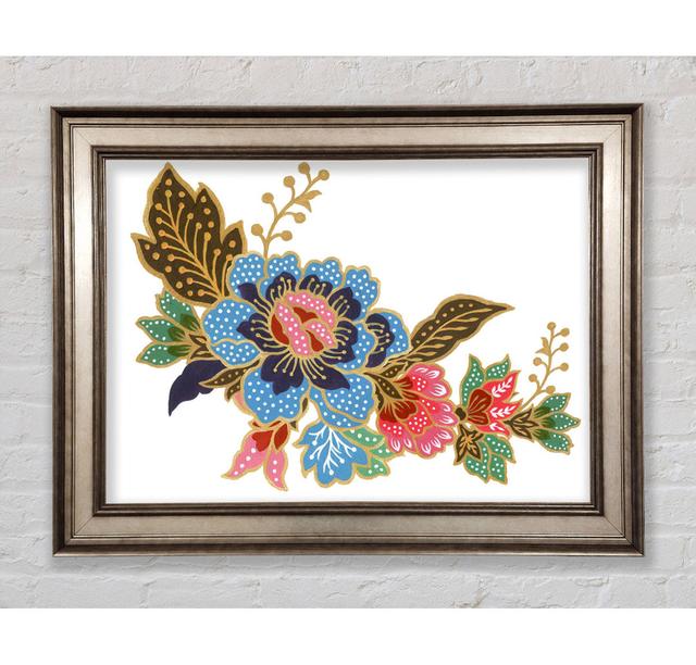 Indian Flower Beauty - Single Picture Frame Art Prints Bright Star Size: 42cm H x 59.7cm W x 8cm D on Productcaster.