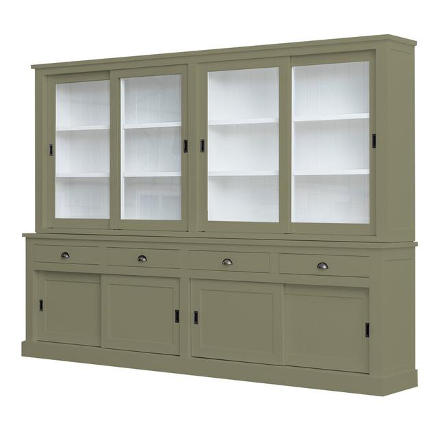 Butler Standard China Cabinet Rosalind Wheeler Colour: Olive Grey on Productcaster.