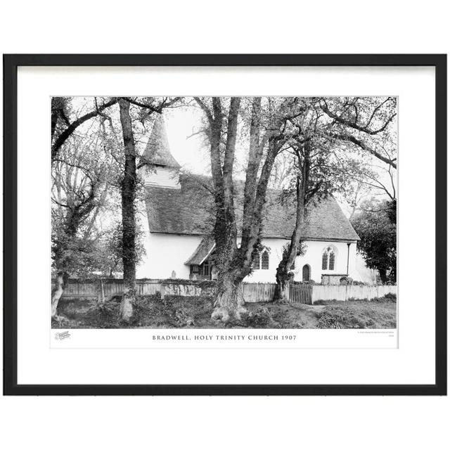 'Bradwell, Holy Trinity Church 1907' by Francis Frith - Picture Frame Photograph Print on Paper The Francis Frith Collection Size: 45cm H x 60cm W x 2 on Productcaster.