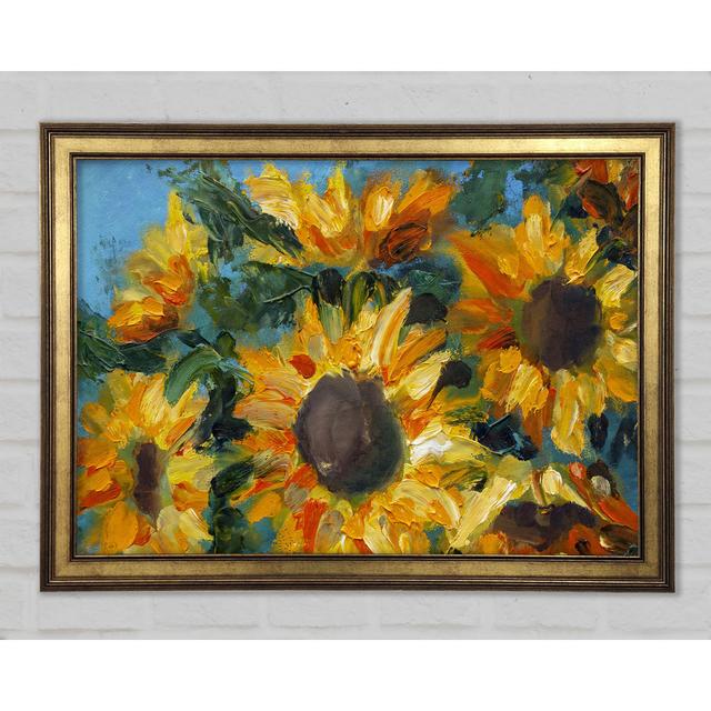 Sunflower Still Life - Single Picture Frame Art Prints August Grove Size: 29.7cm H x 42cm W x 1.5cm D on Productcaster.