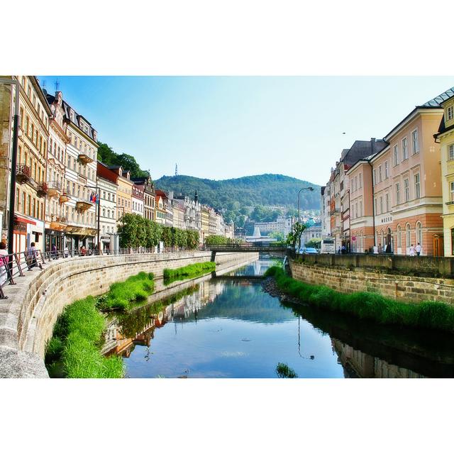 Cityscape Of Karlovy Vary - Print 17 Stories Size: 80cm H x 120cm W on Productcaster.