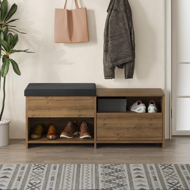 6 Pair Shoe Storage Bench Brayden Studio Finish: Hitit on Productcaster.