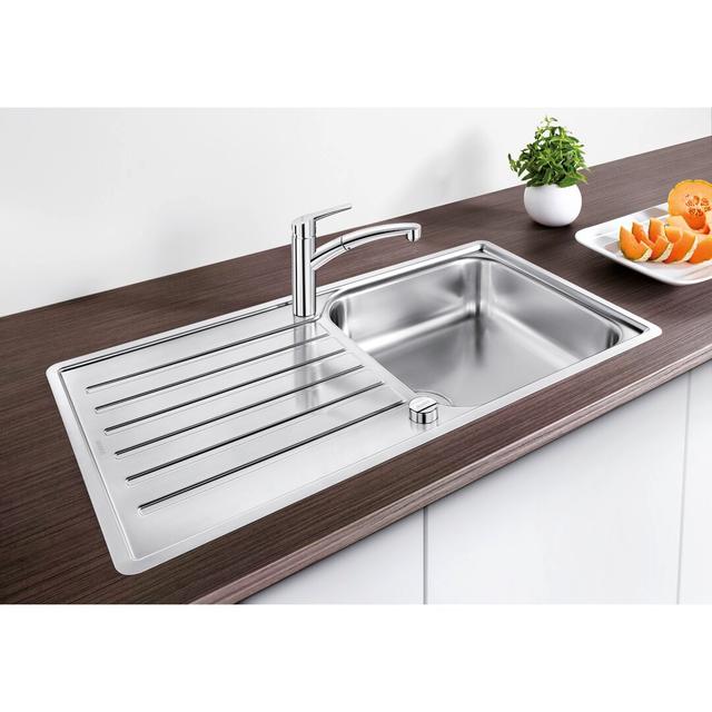 Lantos 100 x 50cm Inset Kitchen Sink Blanco on Productcaster.