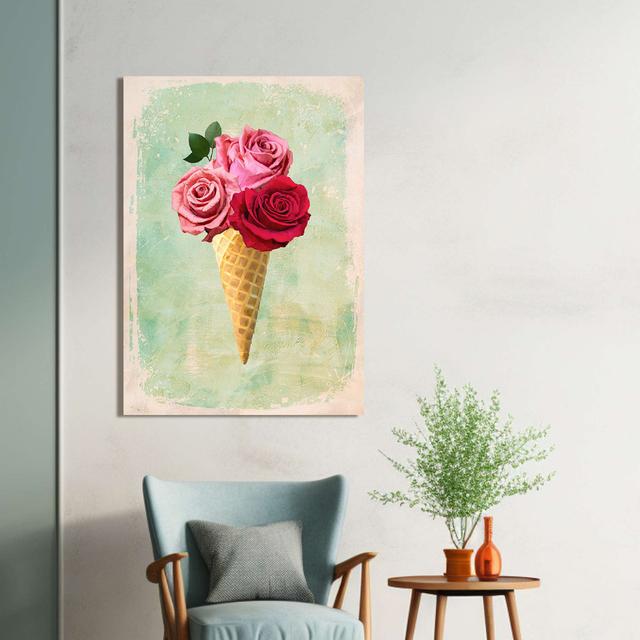 Romantic Ice Cream: Surprise I by Teo Rizzardi - Wrapped Canvas Art Prints Mercer41 Size: 80cm H x 60cm W on Productcaster.