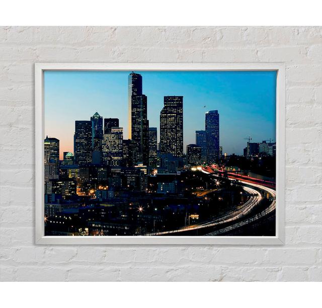 The Ring Road To Hong Kong Framed Print Ebern Designs Size: 84.1cm H x 118.9cm W x 3.3cm D on Productcaster.