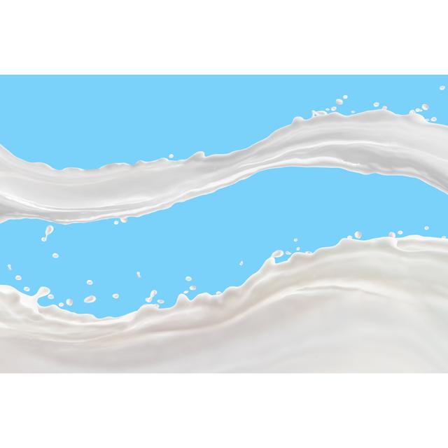 Laurrie Milk Splash by Samafoto - Wrapped Canvas Photograph 17 Stories Size: 81cm H x 122cm W x 3.8cm D on Productcaster.