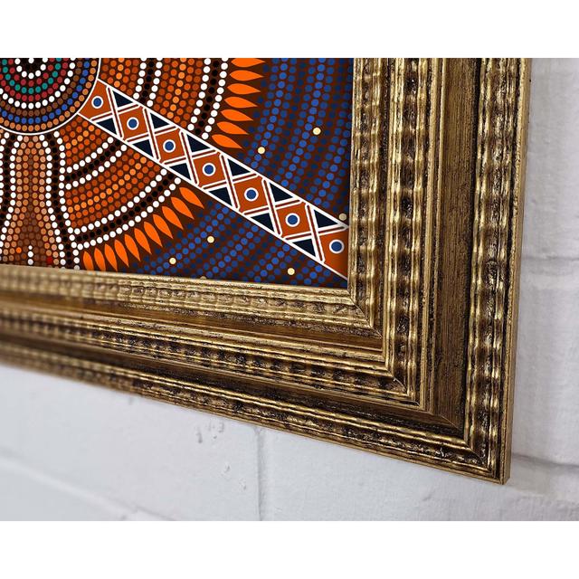 Aboriginal Pattern 2 - Print Bloomsbury Market Size: 59.7" H x 84.1" W on Productcaster.