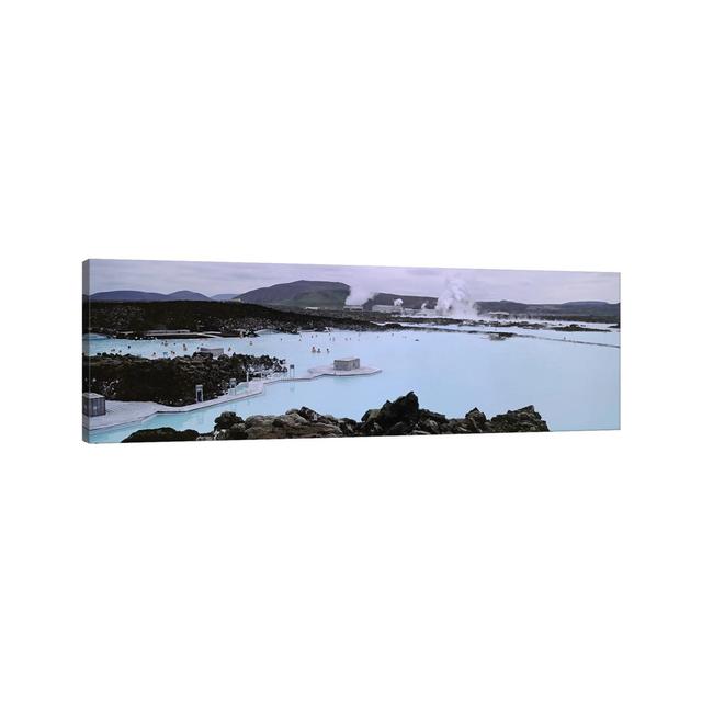 Blue Lagoon Geothermal Spa - Wrapped Canvas Panoramic Print Brayden Studio Size: 16cm H x 48cm W x 2cm D on Productcaster.