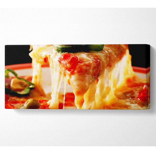 Pizza Offering - Wrapped Canvas Art Prints Ivy Bronx Size: 50.8cm H x 121.9cm W x 10cm D on Productcaster.