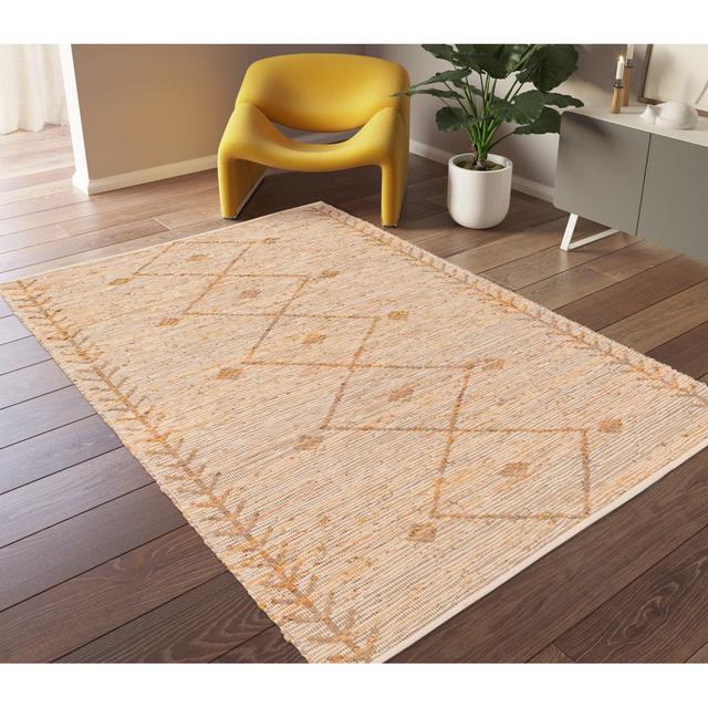 Okeefe Handwoven Camel Rug Natur Pur Rug Size: Rectangle 120cm x 170cm on Productcaster.