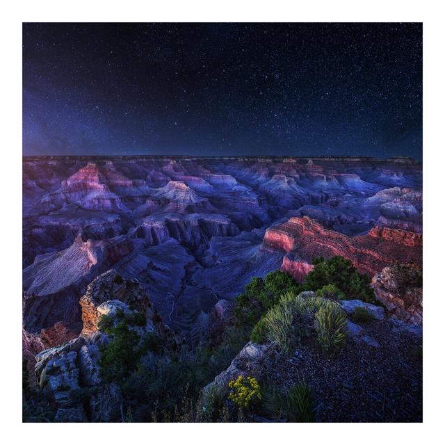 Grand Canyon at Night Semi-Gloss Wallpaper Roll East Urban Home Material quality: Standard (110g/m²), Size: 3.36m x 336cm on Productcaster.