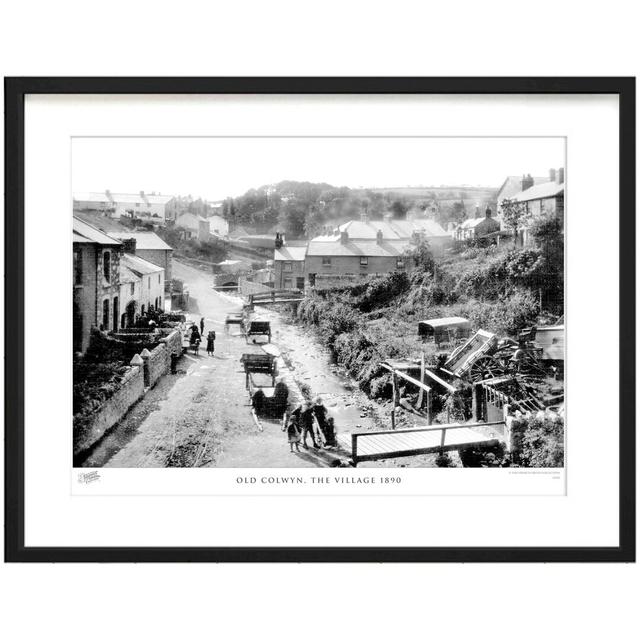 'Old Colwyn, the Village 1890' by Francis Frith - Picture Frame Photograph Print on Paper The Francis Frith Collection Size: 28cm H x 36cm W x 2.3cm D on Productcaster.