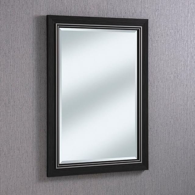 Anastashia Solid Wood Rectangle Wall Mirror Marlow Home Co. Size: 107cm H x 76cm W on Productcaster.