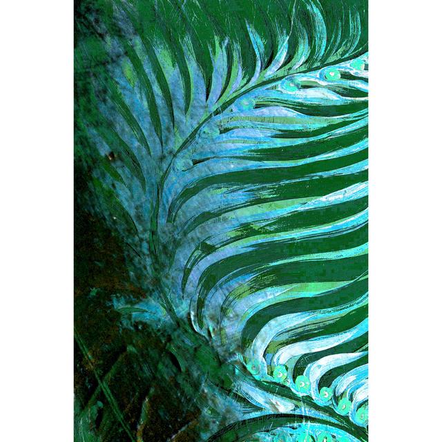 Emerald Feathering I by Danielle Harrington - Wrapped Canvas Painting 17 Stories Size: 76cm H x 51cm W x 3.8cm D on Productcaster.