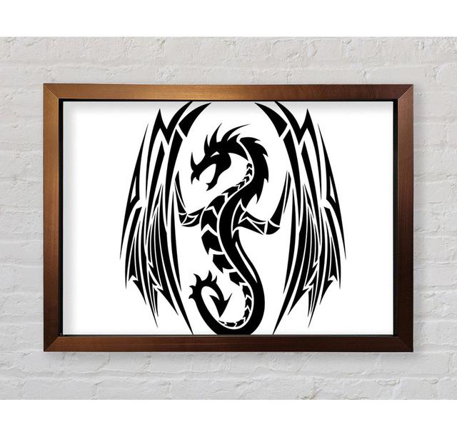 Tribal Wings Dragon - Print Bright Star Size: 42cm H x 59.7cm W on Productcaster.