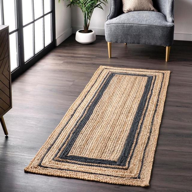 Speight Brown/Black Rug Blue Elephant Rug Size: Runner 76 x 305cm on Productcaster.