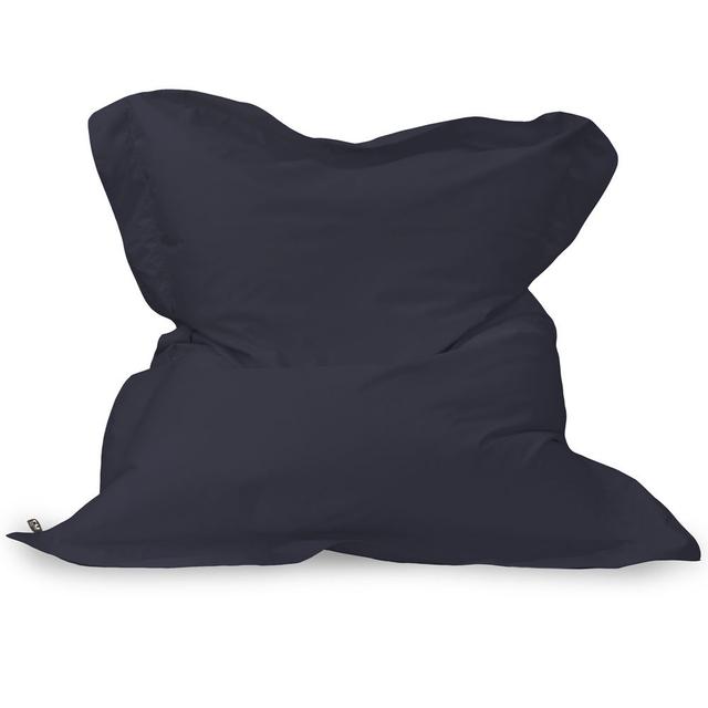 Squashy Squarbie Classic Bean Bag Isabelle & Max Upholstery Colour: Navy Blue on Productcaster.