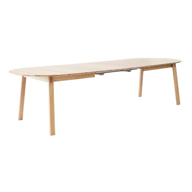 Findahl Extension leave for Amalfi Solid Wood Dining table 100cm L x 45cm W Hammel Furniture Colour: Oak/White on Productcaster.