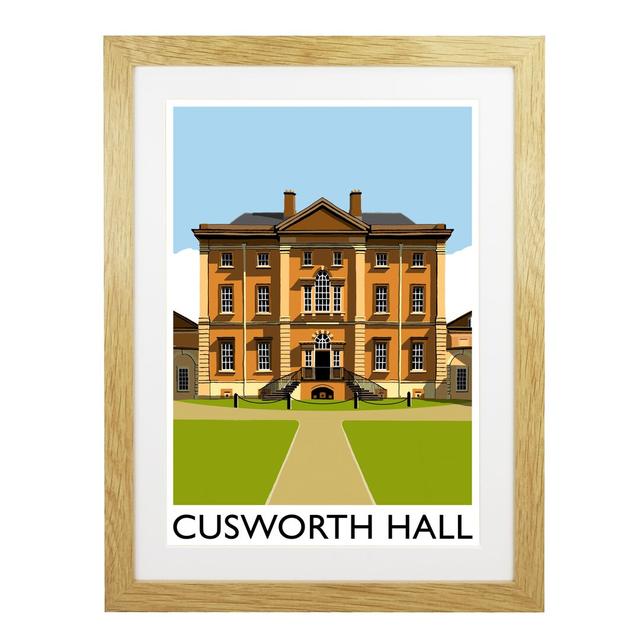 Cusworth Hall 1 by Richard O'Neil - Graphic Art Print on Paper East Urban Home Format: White Wood Frame, Size: 43.5 cm H x 33.5 cm W x 2.2 cm D on Productcaster.