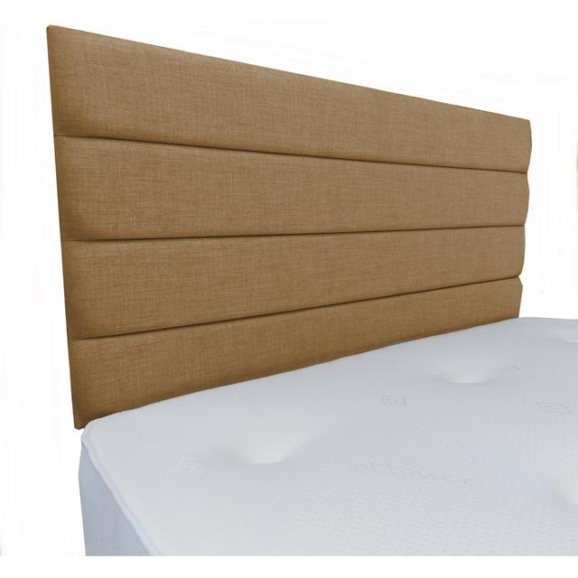 Facin Upholstered Headboard Ebern Designs Colour: Beige, Size: Super King (6') on Productcaster.