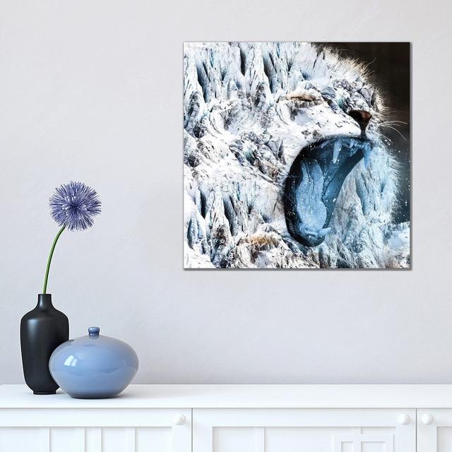 Frozen by Paul Haag - Graphic Art Print on Canvas Latitude Run Format: Wrapped Canvas, Size: 45.72cm H x 45.72cm W x 1.91cm D on Productcaster.