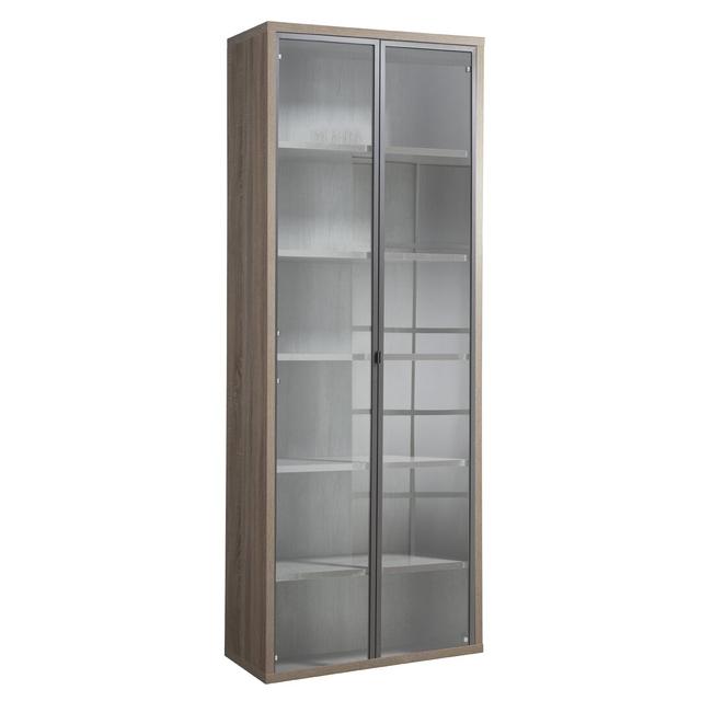 Disegno Bookcase Ebern Designs Frame Colour: Dark Brown on Productcaster.