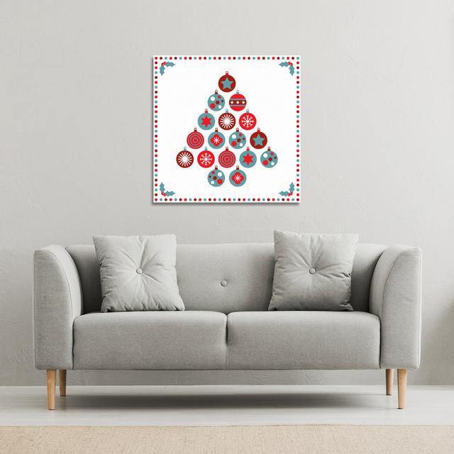 Seasonal Christmas - Wrapped Canvas Art Prints The Seasonal Aisle Size: 77cm H x 77cm W on Productcaster.