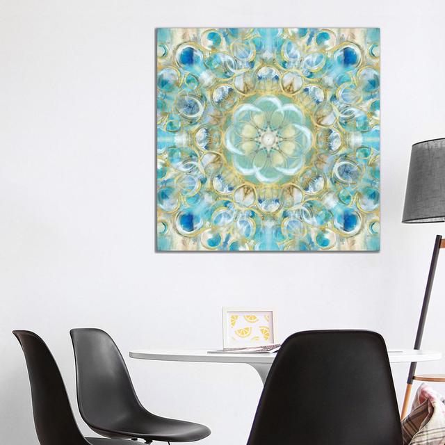 Kaleidoscope Encircled by Nan - Wrapped Canvas Gallery-Wrapped Canvas Giclée Latitude Vive Size: 93.98cm H x 93.98cm W x 1.9cm D on Productcaster.