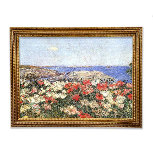 Mohnblumen auf den Isles Of Shoals von Hassam - Einzelne Bilderrahmen Kunstdrucke Bright Star Größe: 59,7 cm H x 84,1 cm B x 3 cm T on Productcaster.