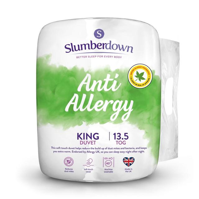 Slumberdown Anti Allergy 13.5 Tog Winter Duvet Slumberdown Size: Kingsize on Productcaster.