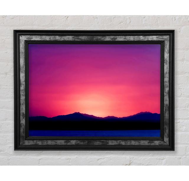 Pink Sunset Skies Framed Print Bright Star Size: 29.7cm H x 42cm W on Productcaster.