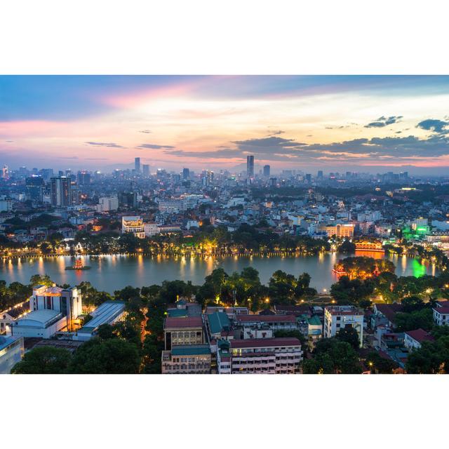 View of Hoan Kiem Lake by Vinhdav - Wrapped Canvas Photograph 17 Stories Size: 81cm H x 122cm W on Productcaster.