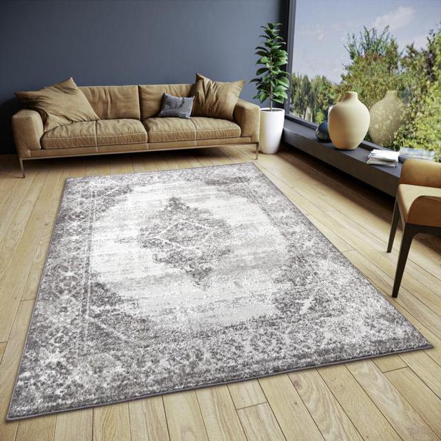 Shine Cream/Black Rug Hanse Home Rug Size: Rectangular 67 x 120cm on Productcaster.