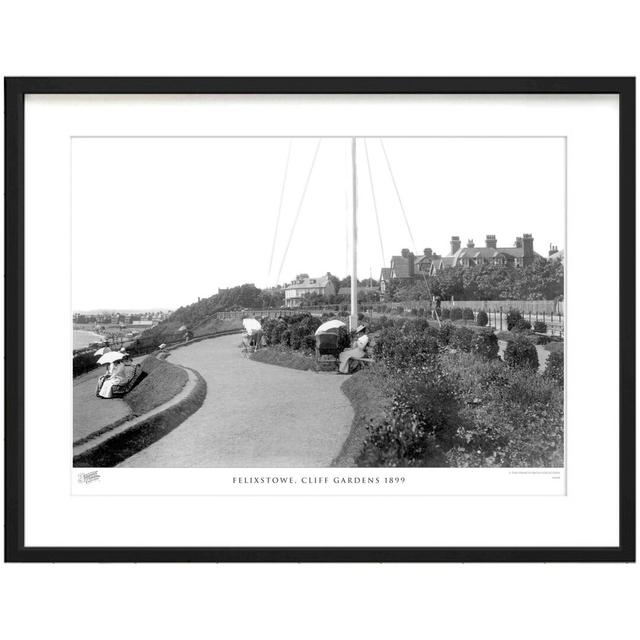 'Felixstowe, Cliff Gardens 1899' by Francis Frith - Picture Frame Photograph Print on Paper The Francis Frith Collection Size: 45cm H x 60cm W x 2.3cm on Productcaster.