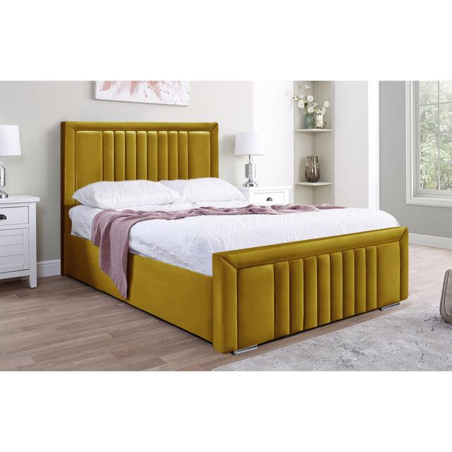 Amandaleigh Bed Latitude Run Colour: Turmeric, Size: Single (3') on Productcaster.