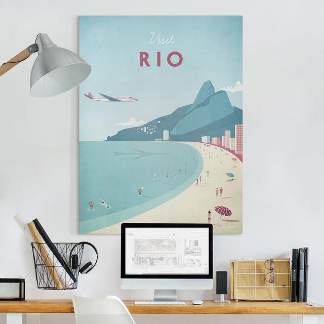 Leinwandbild Reiseposter - Rio de Janeiro Maturi Größe: 100 cm H x 75 cm B on Productcaster.