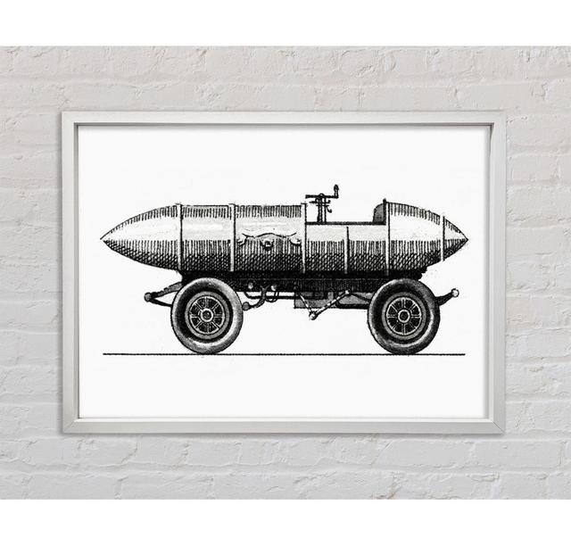 Rocket Framed Print Williston Forge Size: 100cm H x 141.4cm W x 3.3cm D on Productcaster.