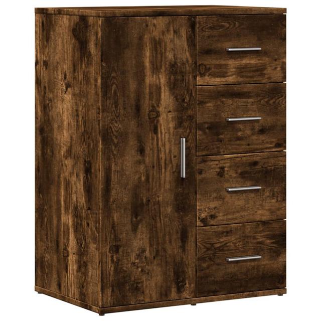 Sideboard Osmen 59 cm 17 Stories Farbe: Rauchfarbene Eiche on Productcaster.