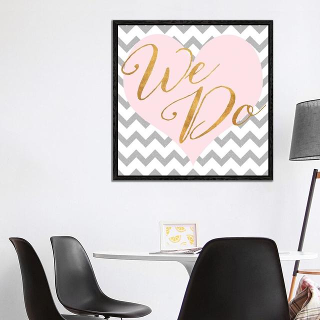 We Do by Sd Graphics Studio - Typography on Canvas iCanvas Format: Black Framed Canvas, Size: 66.04cm H x 66.04cm W x 3.81cm D on Productcaster.