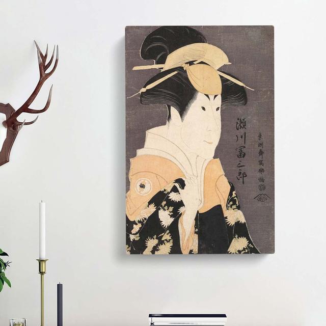 Segawa Tomisaburo by Sharaku Toshusai - Wrapped Canvas Painting East Urban Home Size: 60cm H x 40cm W x 3cm D on Productcaster.