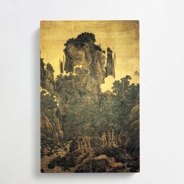 Wind in Pines Among a Myriad Valleys by Li Tang - Wrapped Canvas Graphic Art Print East Urban Home Size: 50cm H x 35cm W x 3cm D on Productcaster.