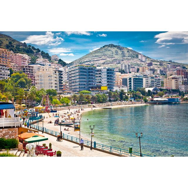 Main City Promenade In Saranda, Albania. House of Hampton Size: 20cm H x 30cm W on Productcaster.