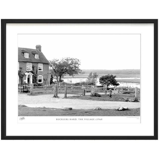 Bucklers Hard, The Village C1960 by Francis Frith - Single Picture Frame Print The Francis Frith Collection Size: 60cm H x 80cm W x 2.3cm D on Productcaster.