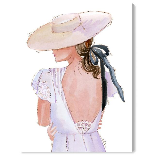 Summer Dress - Wrapped Canvas Graphic Art Print Oliver Gal Size: 61cm H x 3.8cm W x 45.7cm D on Productcaster.