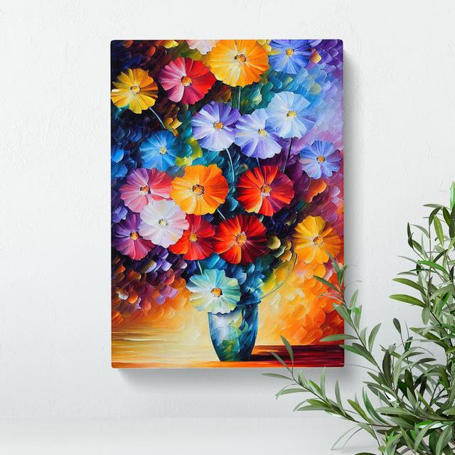 Vase Of Flowers No.1 Marlow Home Co. Format: Wrapped Canvas, Size: 60cm H x 40cm W x 3cm D, Matte Colour: No Matte on Productcaster.