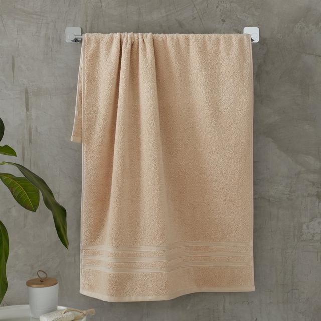 Zero Twist 100% Cotton Towel Catherine Lansfield Colour: Natural on Productcaster.