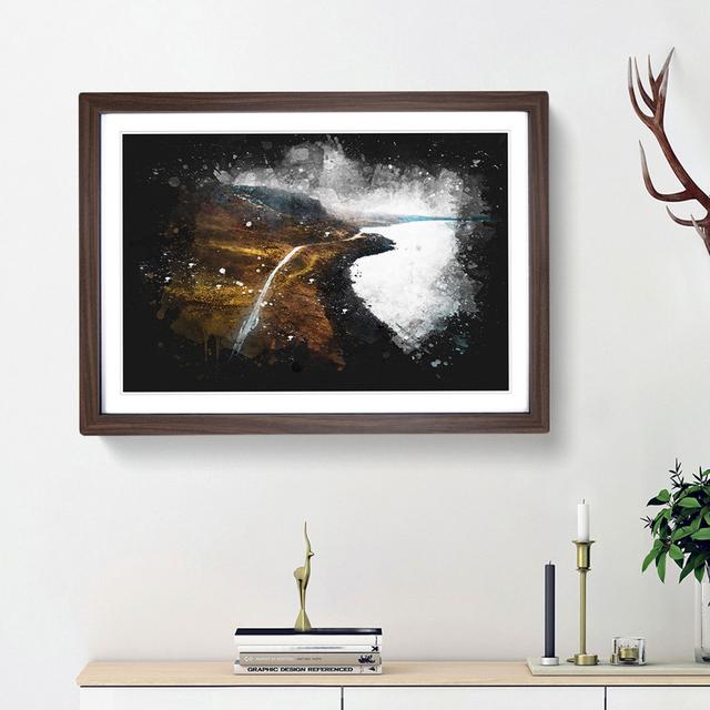 Coast of Isle of Skye in Scotland - Picture Frame Graphic Art Print East Urban Home Frame Option: Walnut Framed, Size: 33cm H x 45cm W x 2cm D on Productcaster.